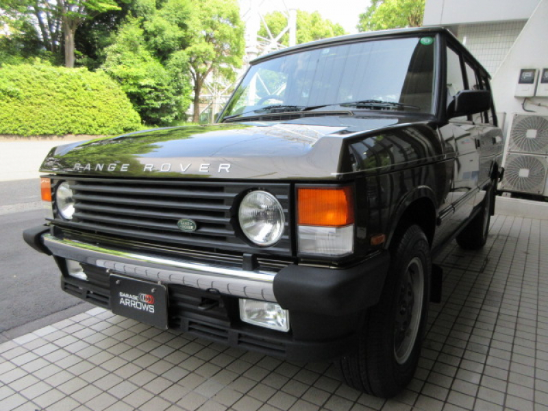 ランドローバーレンジローバー4.3ヴァンデンプラ 本革 SR 同色ホイール LWB クラシックインテリア 幻のワンオーナー車 幻の33ナンバー エアサス アイアンバンパー レンズ類新品交換 正規ディーラー車 右ハンドル 記録簿付