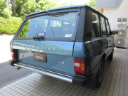 ランドローバー レンジローバー 4.0クラシック 本革 SR 純正同色AW SWB エアサス クラシックインテリア ボディ同色Newペイント施工 リアクォーターガラスウエザーシール左右新品交換 アイアンバンパー 正規ディーラー車 右ハンドル 記録簿付の中古車