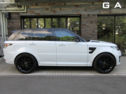 ランドローバー レンジローバーSPORT 5.0V8SC SVR 本革 ブラックコントラストルーフ 純正ナビTV OP22AW ACC アクティブエキゾースト 550PS 純正オプション多数 正規ディーラー車 右ハンドル 全正規ディーラー記録簿付の中古車