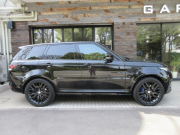 ランドローバー レンジローバーSPORT 5.0V8SC SVR コンビ本革 パノラマSR 純正ナビTV ブラックOP22AW 専用インテリア アクティブエキゾースト  ACC 550PS 正規ディーラー車 右ハンドル 記録簿付の中古車