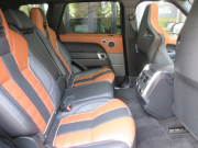 ランドローバー レンジローバーSPORT 5.0V8SC SVR コンビ本革 パノラマSR 純正ナビTV ブラックOP22AW 専用インテリア アクティブエキゾースト  ACC 550PS 正規ディーラー車 右ハンドル 記録簿付の中古車