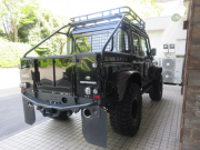 ランドローバー ディフェンダー 110DCAB 2.2Tdci XS 本革レカロシート SR 5人乗り Nox/Pm適合 1ナンバー AT換装済 007SPECTREコンセプト 新品MAXXIS37タイヤ＆ビートロックホイール FOXショックアブソーバー 専用オーバーフェンダー レカロ本革シート2脚 ルーフキャリア LEDランプ チェッカープレート その他多数 並行輸入車 右ハンドル 記録簿付の中古車