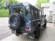ランドローバー ディフェンダー 110SW 2.2Tdci ヘリテイジカスタム 7人乗り AT換装済 Nox/Pm適合 ボディNewペイント ヘリテイジグリル 同色新品Wolf Styleホイール 新品タイヤ5本 クリアレンズ 並行輸入車 右ハンドル 記録簿付の中古車