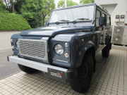 ランドローバー ディフェンダー 110SW 2.2Tdci ヘリテイジカスタム 7人乗り AT換装済 Nox/Pm適合 ボディNewペイント ヘリテイジグリル 同色新品Wolf Styleホイール 新品タイヤ5本 クリアレンズ 並行輸入車 右ハンドル 記録簿付の中古車