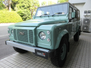 ランドローバー ディフェンダー 110SW 2.2Tdci 本革 ヘリテイジカスタム ソフトトップ AT換装済 5人乗り Nox/Pm適合 3ナンバー登録 ボディNewペイント 新品Wolf Style同色ホイール 新品Fグリル 新品クリアレンズ 新品マッドフラップ 背面タイヤ 並行輸入車 右ハンドル 記録簿付の中古車