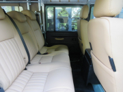 ランドローバー ディフェンダー 110SW 2.2Tdci 本革 ヘリテイジカスタム ソフトトップ AT換装済 5人乗り Nox/Pm適合 3ナンバー登録 ボディNewペイント 新品Wolf Style同色ホイール 新品Fグリル 新品クリアレンズ 新品マッドフラップ 背面タイヤ 並行輸入車 右ハンドル 記録簿付の中古車