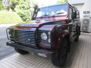 ランドローバー ディフェンダー 110SW 2.2Tdci XS 半革 純正ブラックBoostホイール 7人乗り AT換装済 Nox/Pm適合 3ナンバー登録 ブラックコントラストルーフ プレミアムカーペット アルカンターラ シュノーケル チェッカープレート クリアレンズ ランプガード 前後マッドフラップ XSサイドランナー 背面タイヤ 並行輸入車 右ハンドル 記録簿付の中古車