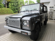 ランドローバー ディフェンダー 110Softtop 2.2Tdci 本革張替 10人乗り ソフトトップカスタム ヘリテイジカスタム AT換装済 Nox/Pm適合 3ナンバー登録 ブラウン本革 ブラウンMohair生地幌 新品Wolfstyleスチールホイール 並行輸入車 右ハンドル 記録簿付の中古車