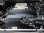 ランドローバー レンジローバー 4.4ヴォーグ 本革 SR 純正ナビ 純正AW AJ4.4V8エンジン 中期モデル LOGIC7 バックカメラ 前後PDC フロントエアサス左右交換済 正規ディーラー車 右ハンドル 整備記録簿多数の中古車