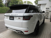 ランドローバー レンジローバーSPORT 5.0V8SC SVR 575PS 本革 パノラマSR 純正ナビTV 純正22AW 後期モデル 電動デプロイアブルサイドステップ 専用インテリア コンビレザー ドライバーアシストパック メリディアン Touch Pro Duo パークアシスト Bremboレッドキャリパー デュアルエキゾースト ピクセルLED 正規ディーラー車 右ハンドル 記録簿付の中古車