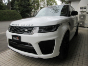ランドローバー レンジローバーSPORT 5.0V8SC SVR 575PS 本革 パノラマSR 純正ナビTV 純正22AW 後期モデル 電動デプロイアブルサイドステップ 専用インテリア コンビレザー ドライバーアシストパック メリディアン Touch Pro Duo パークアシスト Bremboレッドキャリパー デュアルエキゾースト ピクセルLED 正規ディーラー車 右ハンドル 記録簿付の中古車